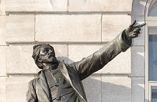 Statue de Jacques Marquette.