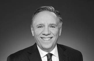Portrait de François Legault.