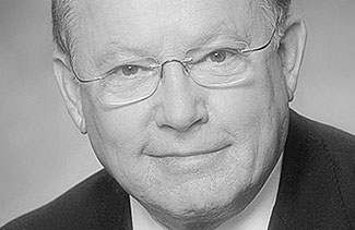 Portrait de Bernard Landry.