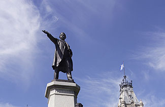 Le monument Honoré-Mercier.