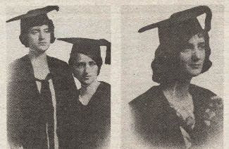 Madeleine et Marie-Paule Laliberté, Yvette Laporte et Dorothy Smith.