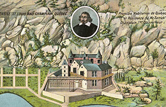 L’Habitation de Champlain.