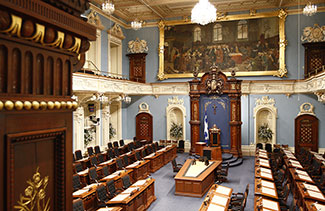 La salle de l’Assemblée nationale.