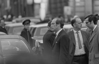 Pierre Elliott Trudeau et Robert Bourassa.